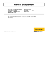 Thumbnail of document Guide - 9118A Thermocouple Calibration Furnace